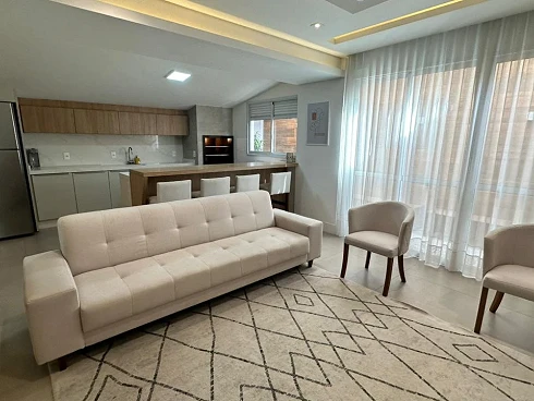 Apartamento 3 Quartos com 2 Suítes, Mobiliado  - Kobrasol