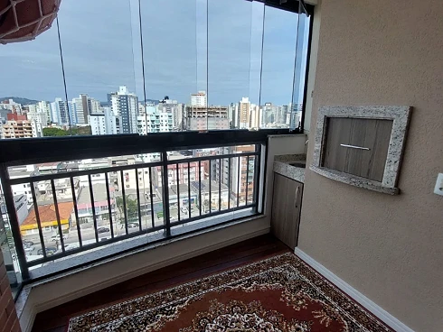 Apartamento 100% Mobiliado e em Andar Alto no Coração do - Kobrasol - Apartamento em Kobrasol, São José - Foto 1
