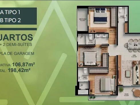 Apartamento em Praia Brava De Itajaí, Itajaí