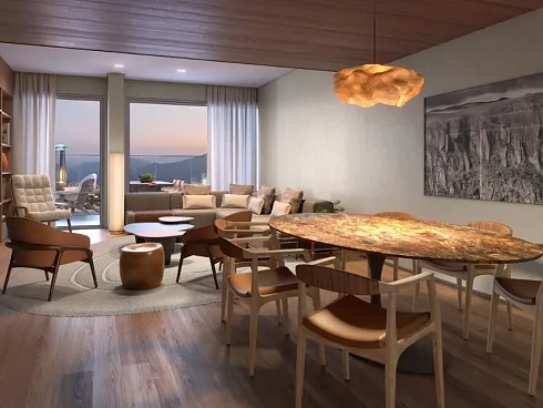 Fração Imobiliária - 1/6 do Apartamento com 1 Suíte e 1 Vaga de Garagem  Kempinski Residences em Canela/RS - Foto 12