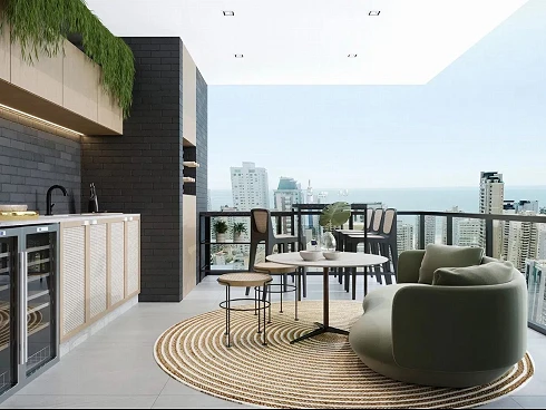 Apartamento em Bairro Perequê, Porto Belo