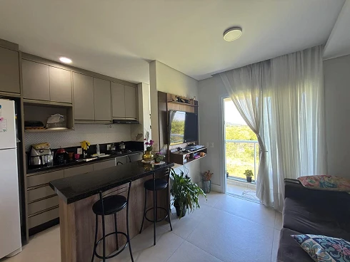 Apartamento 2 Quartos com 1 Suíte - Ribeirão da Ilha - Apartamento em Ribeirão da Ilha, Florianópolis - Foto 1