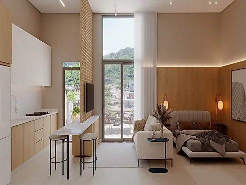 Studio em Cachoeira do Bom Jesus, Florianópolis