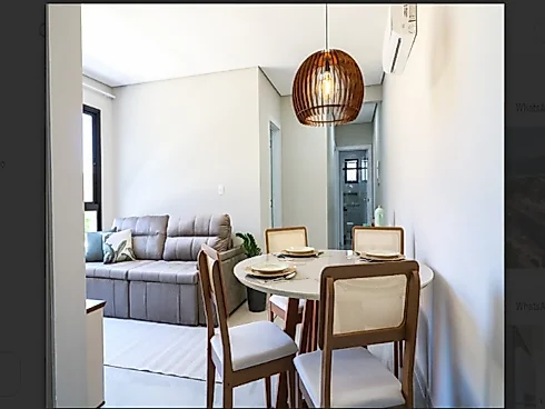Apartamento Mobiliado com 2 Dormitório sendo 1 Suíte, Santinho - Apartamento em Ingleses do Rio Vermelho, Florianópolis - Foto 5