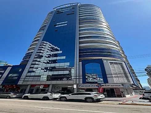 Apartamento 4 Suítes, 2 Vagas Garagem Vista para o Mar - Edifício Mount Everest, SC - Apartamento em Meia Praia - Foto 2