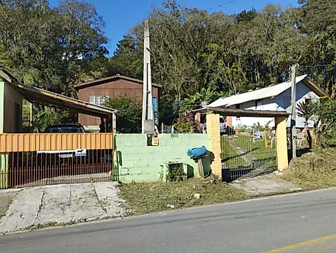 Terreno Rural com 1060m², com 2 Casas 35m² Cada uma Independente, Poço Artesiano, Ratones. - Terreno em Ratones, Florianópolis - Foto 1