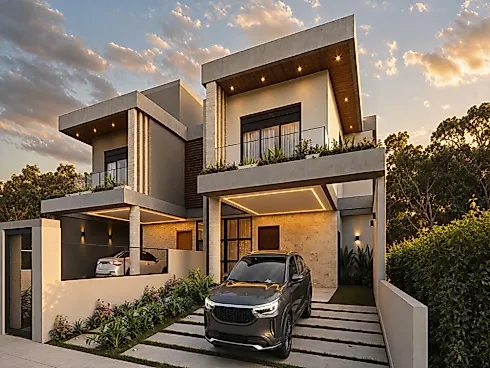 Casa Geminada 2 Suítes, 170m² - Loteamento Villa Pamplona - Casa em Rio Tavares, Florianópolis - Foto 4