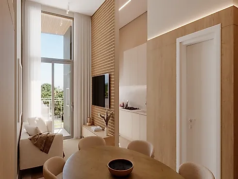 Apartamento 2 Dormitórios 32,62M²-  Smart Nova Cachoeira, SC - Foto 7