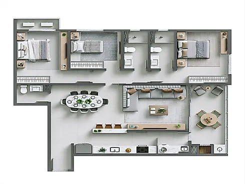 Apartamento 3 Quartos 120m², Vista Mar - Mar Di Licata - Foto 34