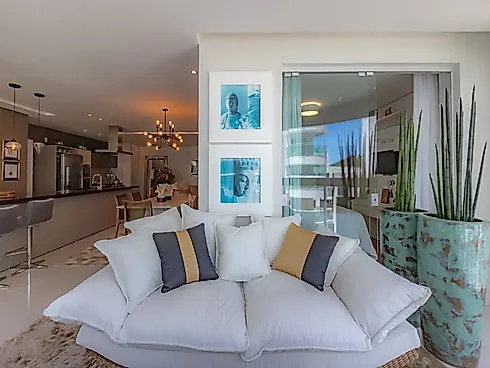 Apartamento Frente Mar Pronto Pra Morar! com 3 Suítes e 4 Vagas de Garagem na Praia Brava - Itajaí - Foto 27