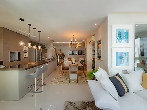 Apartamento Frente Mar Pronto Pra Morar! com 3 Suítes e 4 Vagas de Garagem na Praia Brava - Itajaí - Foto 6