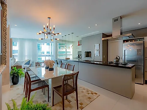 Apartamento Frente Mar Pronto Pra Morar! com 3 Suítes e 4 Vagas de Garagem na Praia Brava - Itajaí - Foto 9