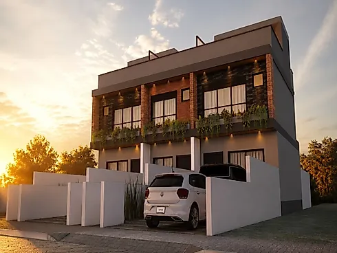 Casa 3 Dormitório sendo 1 Suíte. - Casa em Campeche, Florianópolis - Foto 3