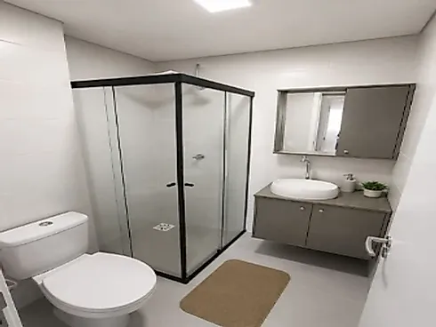 Apartamento 2 Dormitórios (1 Suíte), Vista Mar e Móveis Planejados no Ipiranga, São José - Foto 24