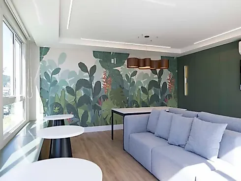 Apartamento 2 Dormitórios (1 Suíte), Vista Mar e Móveis Planejados no Ipiranga, São José - Foto 28