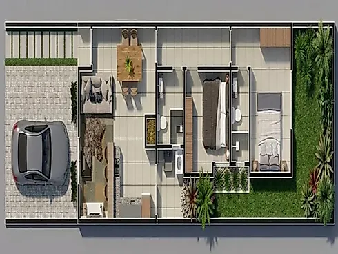 Casa com 2 Dormitórios sendo 1 Suíte e 1 Vaga de Garagem em Sombrio/SC - Foto 6