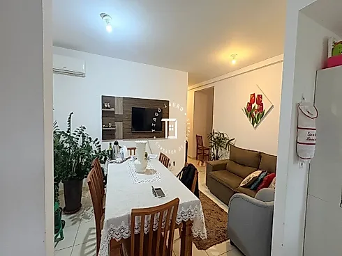 Apartamento 02 Dormitórios Há 3 Min do Shopping Via Catarina Palhoça SC. - Apartamento em Passa Vinte, Palhoça - Foto 1