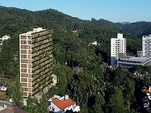 Apartamento com 4 Suítes e 3 Vagas de Garagem no Bairro Bom Retiro em Blumenau - Foto 8