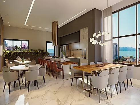Apartamento Vista Mar, 2 Quartos com 2 Suítes e 122m² - Perequê - Apartamento em Perequê, Porto Belo - Foto 2