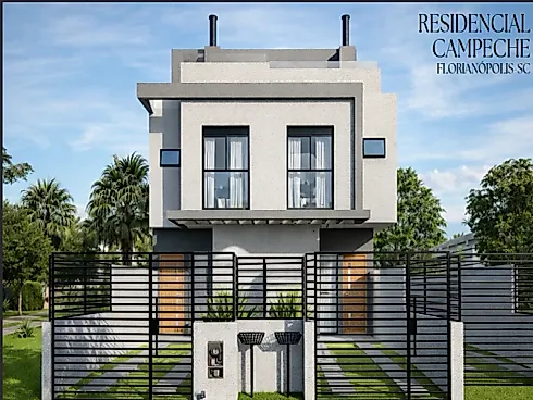 Casa 2 Dormitórios sendo 2 Suítes e Terraço no Campeche - Casa em Campeche, Florianópolis - Foto 1