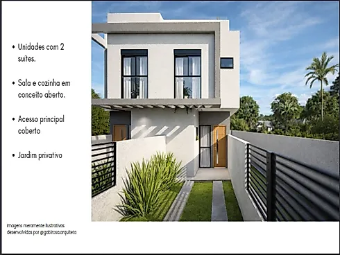 Casa 2 Dormitórios sendo 2 Suítes e Terraço no Campeche - Casa em Campeche, Florianópolis - Foto 4