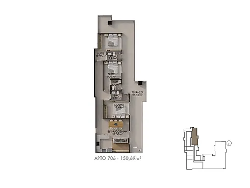 Apartamento Cobertura 3 Quartos 150m² no Bella Garden - Ingleses - Foto 13
