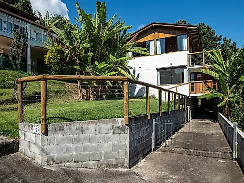 Casa Refúgio Exclusivo com Vista Permanente para as Montanhas em Santo Antônio de Lisboa | Florianópolis - Foto 11