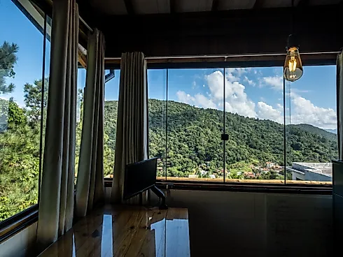 Casa Refúgio Exclusivo com Vista Permanente para as Montanhas em Santo Antônio de Lisboa | Florianópolis - Foto 9
