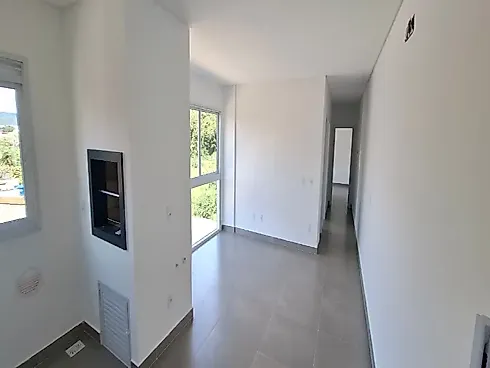 Apartamento Novo com 2 Dorms (1 Suíte), Sol da Manhã e Hobby Box a 400m da Praia de Palmas, Gov. Celso Ramos/SC