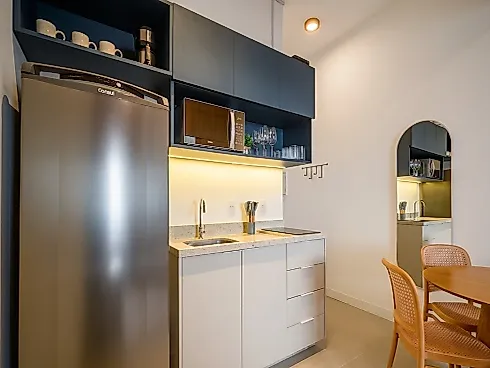 Studio Mobiliado no Edifício Canadá - Centro - Foto 12