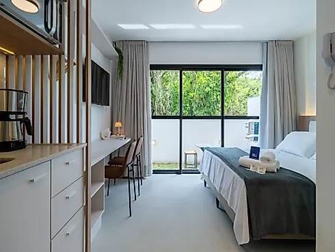 Studio Mobiliado - 26m², Lagoa da Conceição