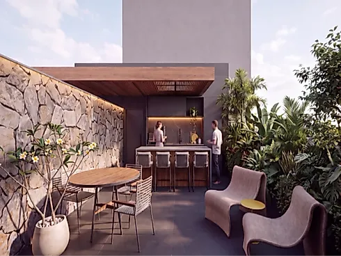 Cota Apartamento com Terraço 30m², Alta Valorização - Foto 12