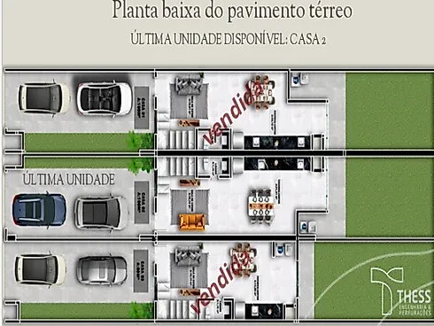 Casa 3 Dormitórios Send 1 Suíte com 100M2. - Foto 3