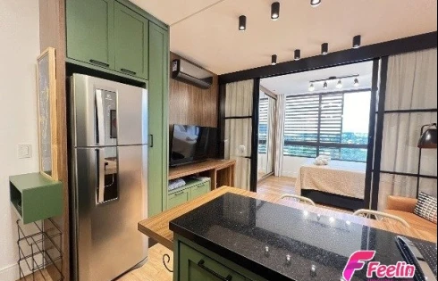 Lindo Studio Totalmente Mobiliado e Decorado e com Vista Livre na Melhor Localização do Córrego Grande - Foto 10