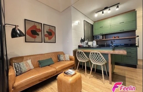 Lindo Studio Totalmente Mobiliado e Decorado e com Vista Livre na Melhor Localização do Córrego Grande - Foto 16