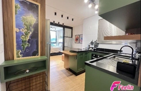 Lindo Studio Totalmente Mobiliado e Decorado e com Vista Livre na Melhor Localização do Córrego Grande - Foto 9