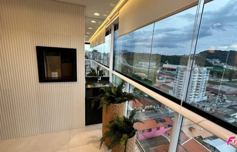 Apartamento 03 Dormitório Todo Mobiliado com 01 Suíte-  Kobrasol, São José! - Foto 13
