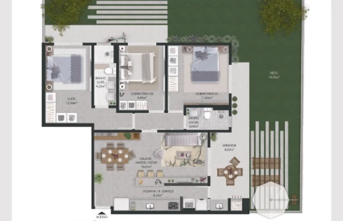 Apartamento em Ingleses do Rio Vermelho, Florianópolis