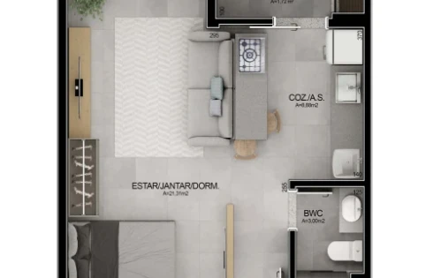 Studio em Campeche, Florianópolis