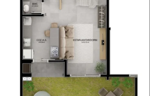 Studio em Campeche, Florianópolis