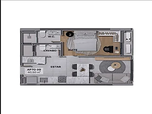 Apartamento 01 Suíte-  a Partir de 457.000,00 - Apartamento em Centro, Navegantes - Foto 4