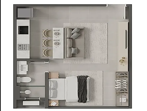 Studio - 37m², Gravatá a Partir de 491.000,00 - Studio em Gravatá, Navegantes - Foto 3