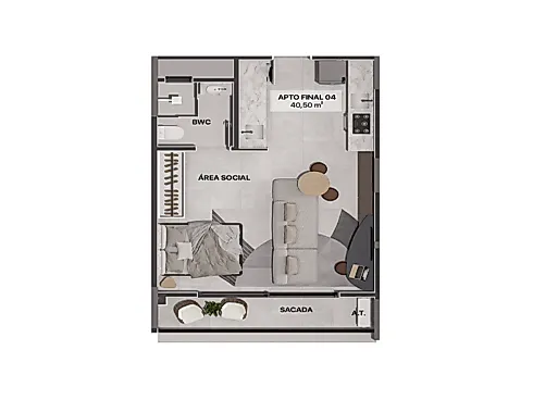 Loft 01 Dormitório- Gravatá a Partir de 515.000,00 - Foto 11