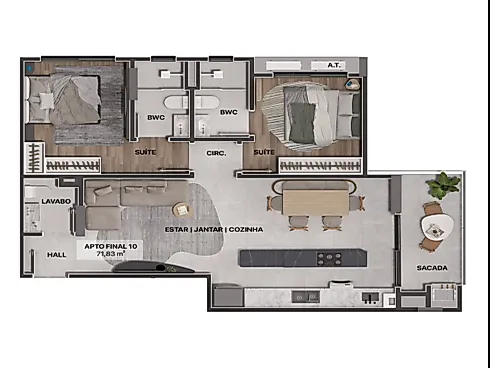 Apartamento 02 Suítes- Gravatá 750.000,00 - Foto 11