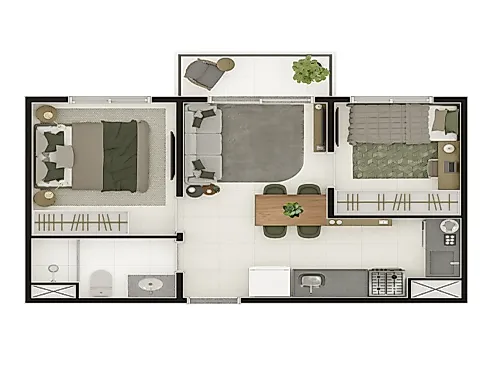 Apartamento à Venda 2 Dorm com Vaga, Santa Cecília, São Paulo - Foto 16