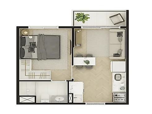 Apartamento à Venda 2 Dorm com Vaga, Santa Cecília, São Paulo - Foto 17