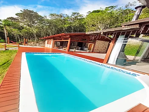 Espetacular Chácara com Piscina Aquecida e Vista para o Pôr do Sol em Santo Amaro da Imperatriz/SC - Chácara em Pagara, Santo Amaro da Imperatriz - Foto 2