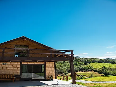 🌲 Refúgio na Serra: Chalé com Hidromassagem e Vista para as Montanhas em Águas Mornas (Prana Chalé) ⛰️ - Foto 4