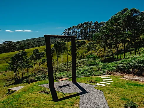 🌲 Refúgio na Serra: Chalé com Hidromassagem e Vista para as Montanhas em Águas Mornas (Prana Chalé) ⛰️ - Foto 26