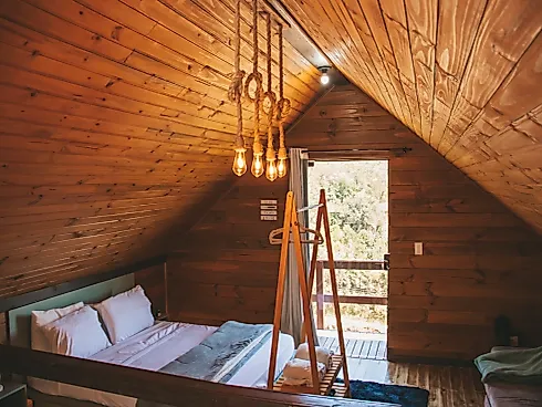 🌲 Refúgio na Serra: Chalé com Hidromassagem e Vista para as Montanhas em Águas Mornas (Prana Chalé) ⛰️ - Foto 14